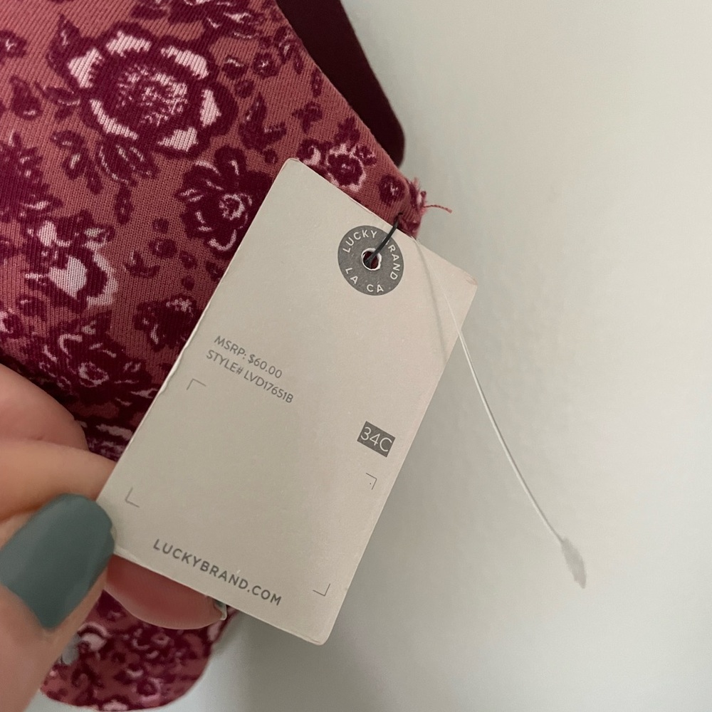 NWT LUCKY BRAND 2-pack wirefree bras size 34C - Picture 3 of 5